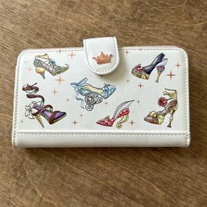 Disney princess shoes loungefly wallet